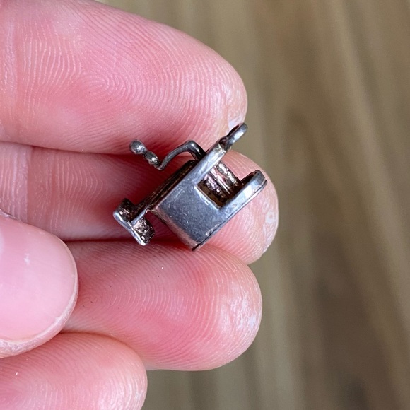 Rare Pencil Sharpener Jewelry Charm Mexico Sterling Silver - Picture 6 of 6